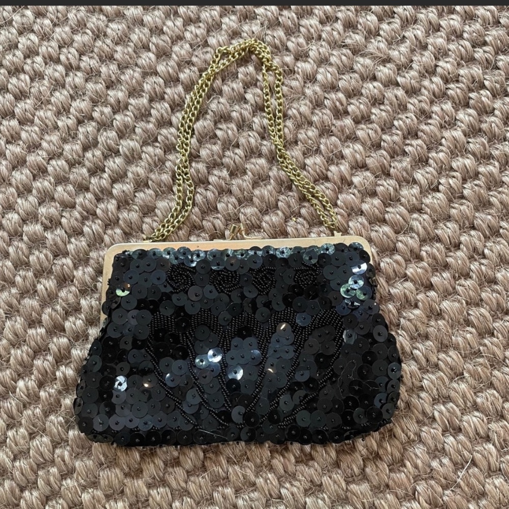 Safram Vintage Beaded Sequin Clutch Purse